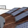 Pannelli solari per la produzione di energia alternativa.